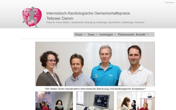 Internetauftritt mit CMS für eine Gemeinschaftspraxis