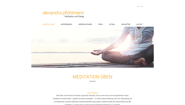 Realisierung einer Website mit Wordpress als CMS