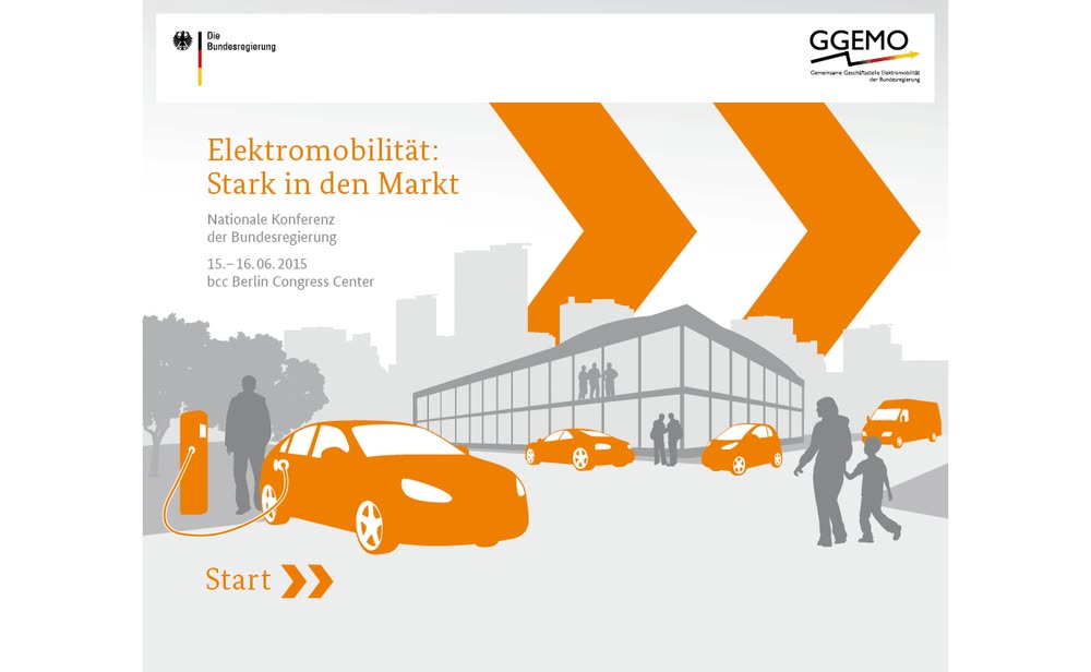 Screenshot 1: Website und Datenmanagement für die Konferenz Elektromobilität der GGEMO