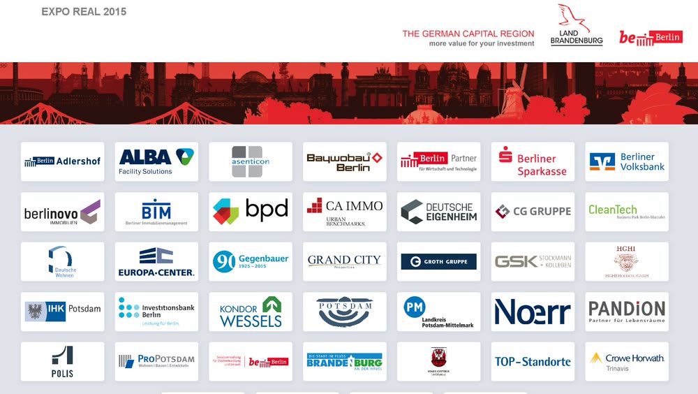 Screenshot 1: Design und Entwicklung einer Touchscreen-Applikation zur Immobilienmesse EXPO REAL