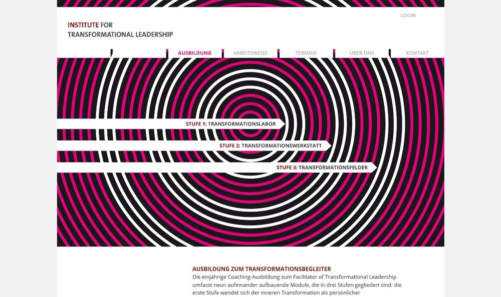 Screenshot 2: Realisierung einer Website mit Wordpress als CMS