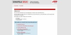 Online-Buchungssystem für die Schaustelle Berlin